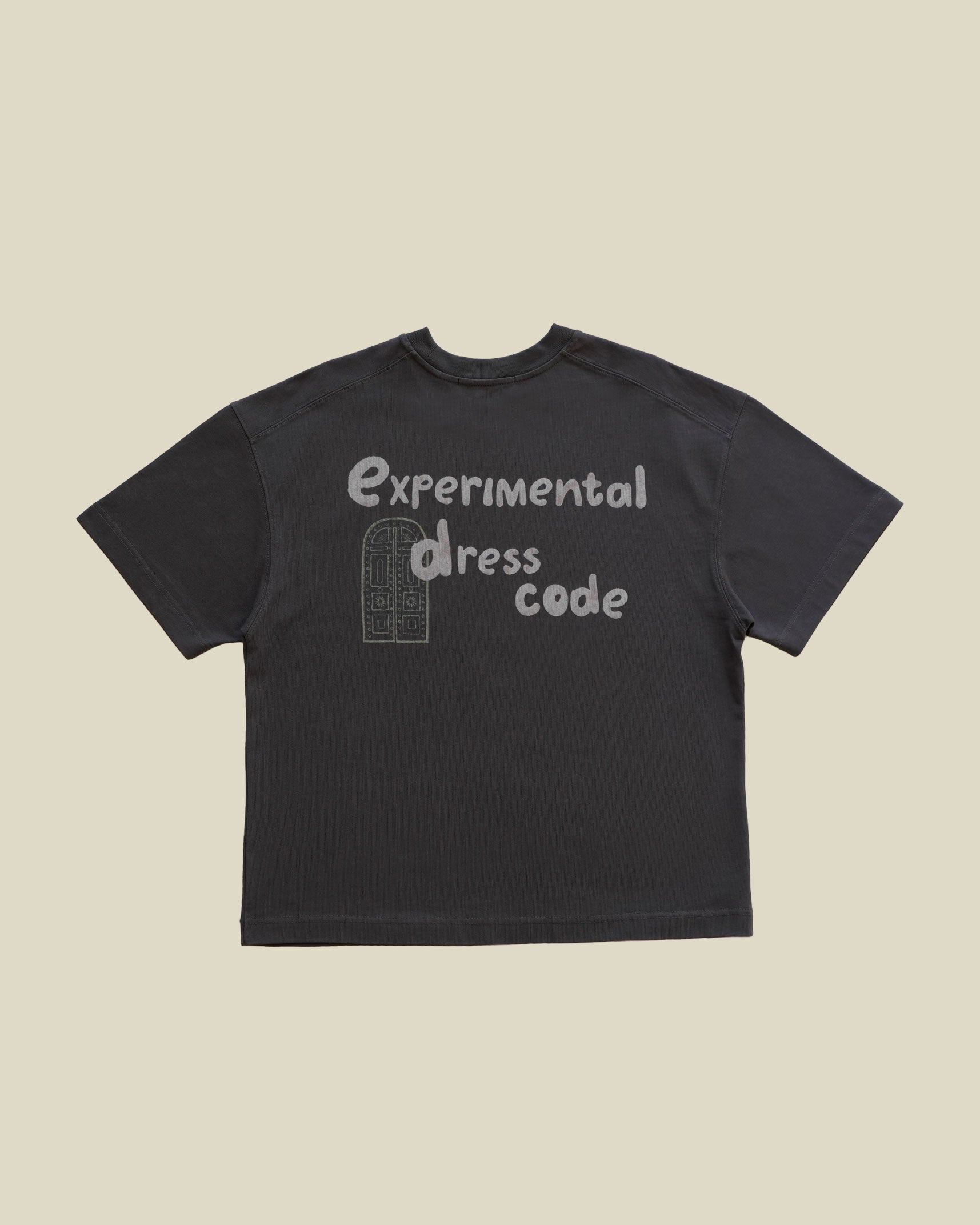 Camiseta La Puerta gris oscura