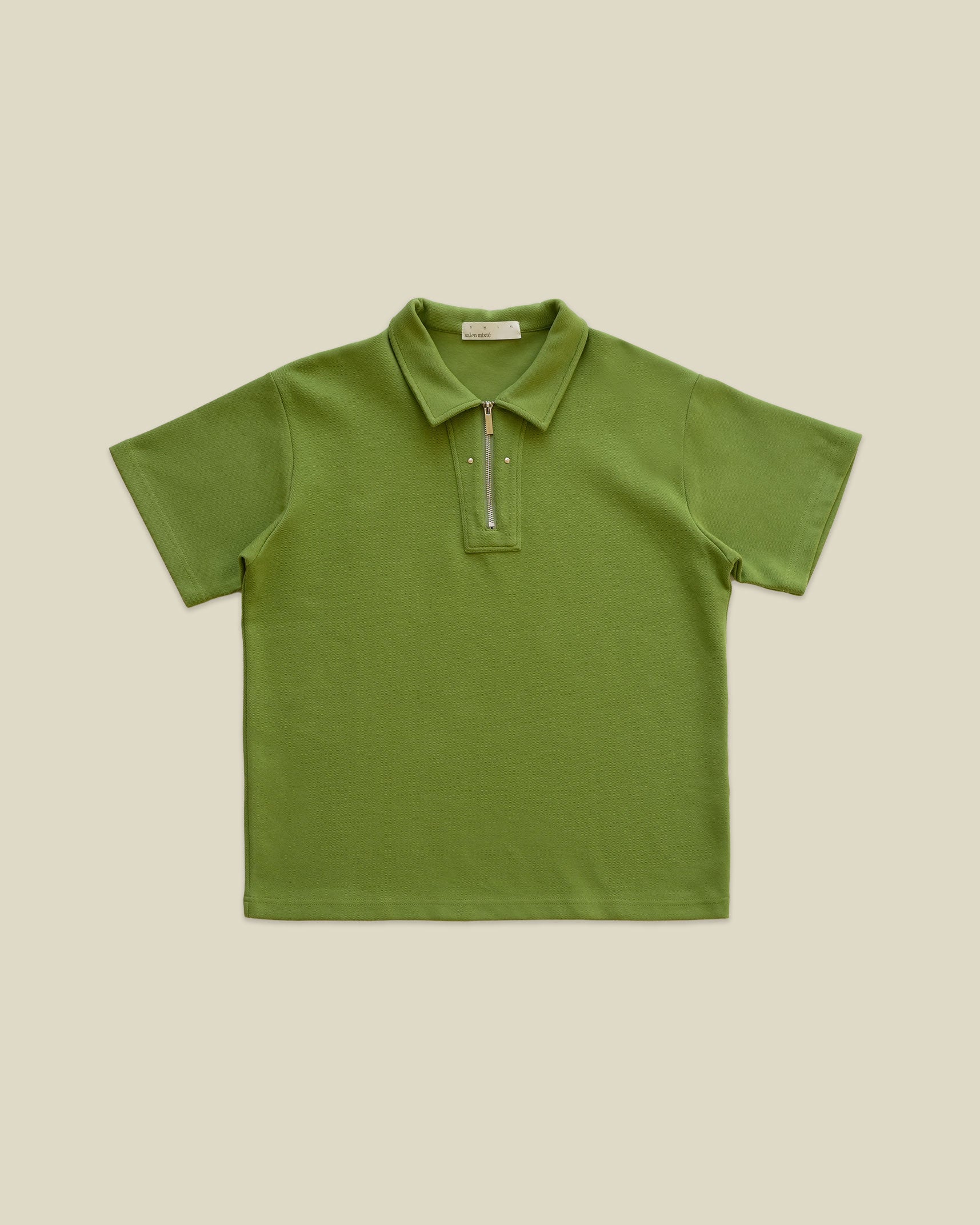 Camisa Polo Tarde y te verde oliva