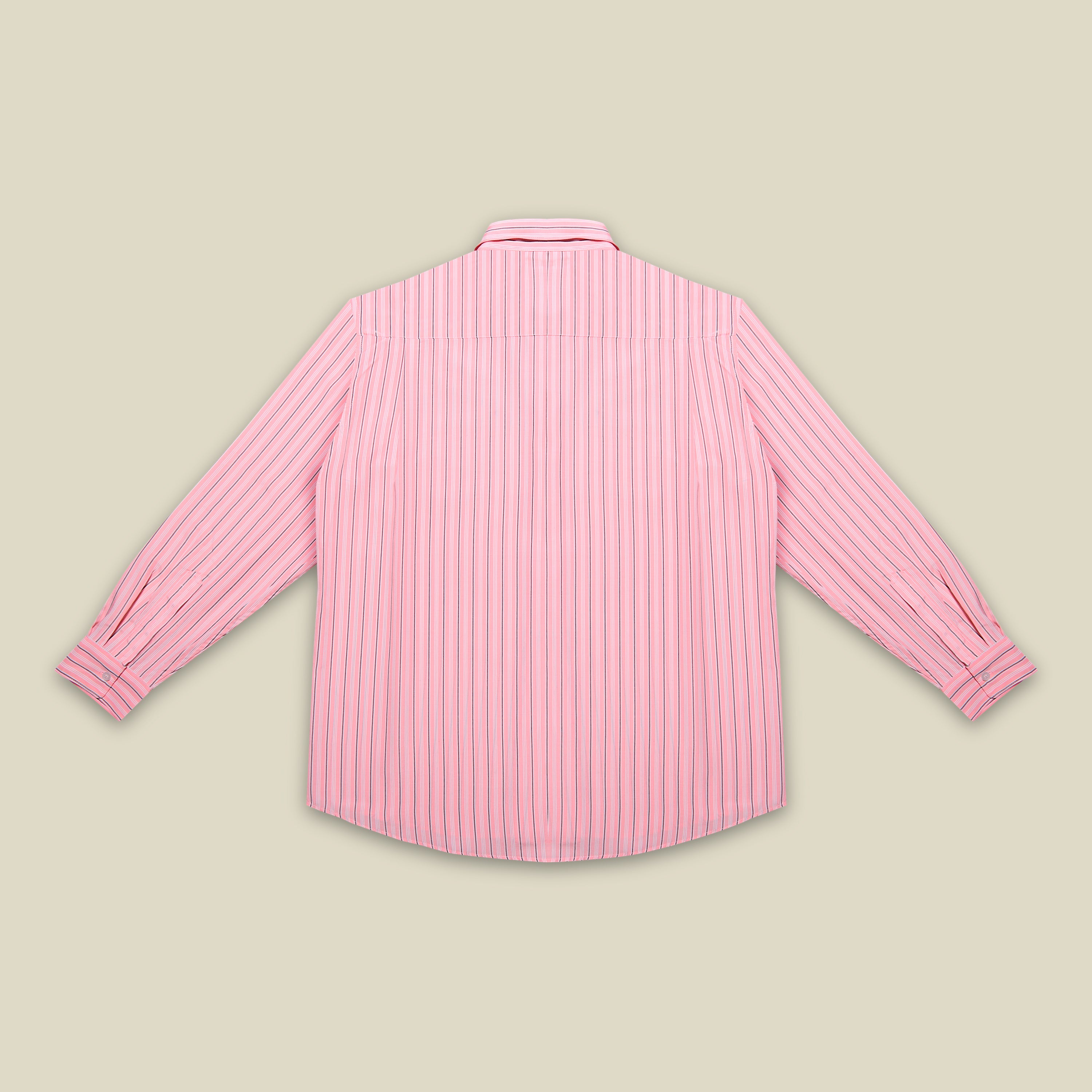 Camisa Bolsillo Bordado Rosa